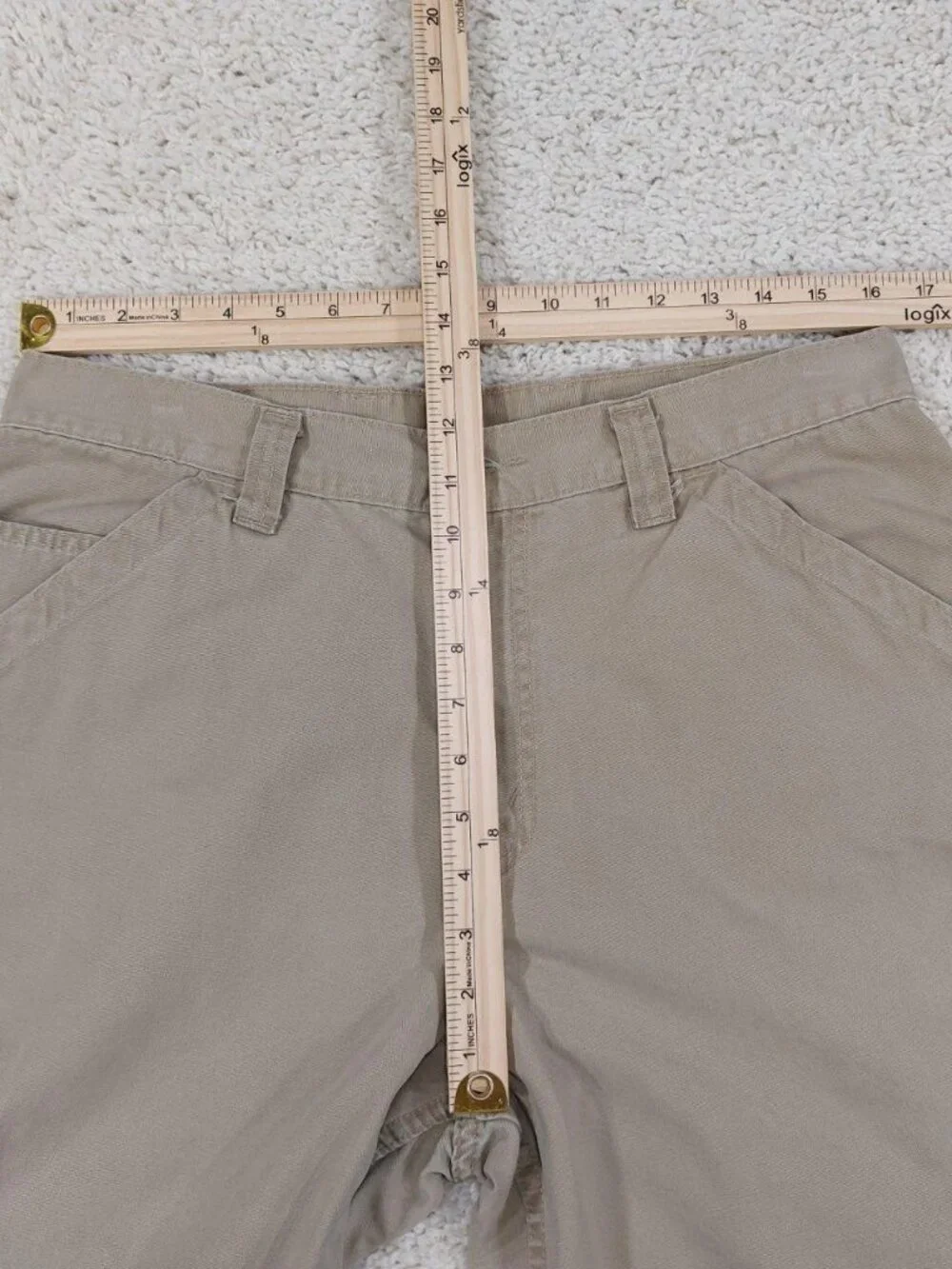 Vintage 90s Levi's Dry Goods Baggy Cargo Pants 33x30, Utility Skater Canvas